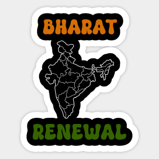 Bharat Renewal India Sticker